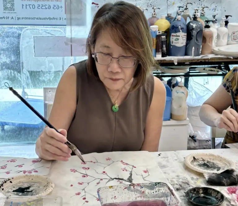 senior Chinese Ink Painting Art Class art course Visual Arts Centre