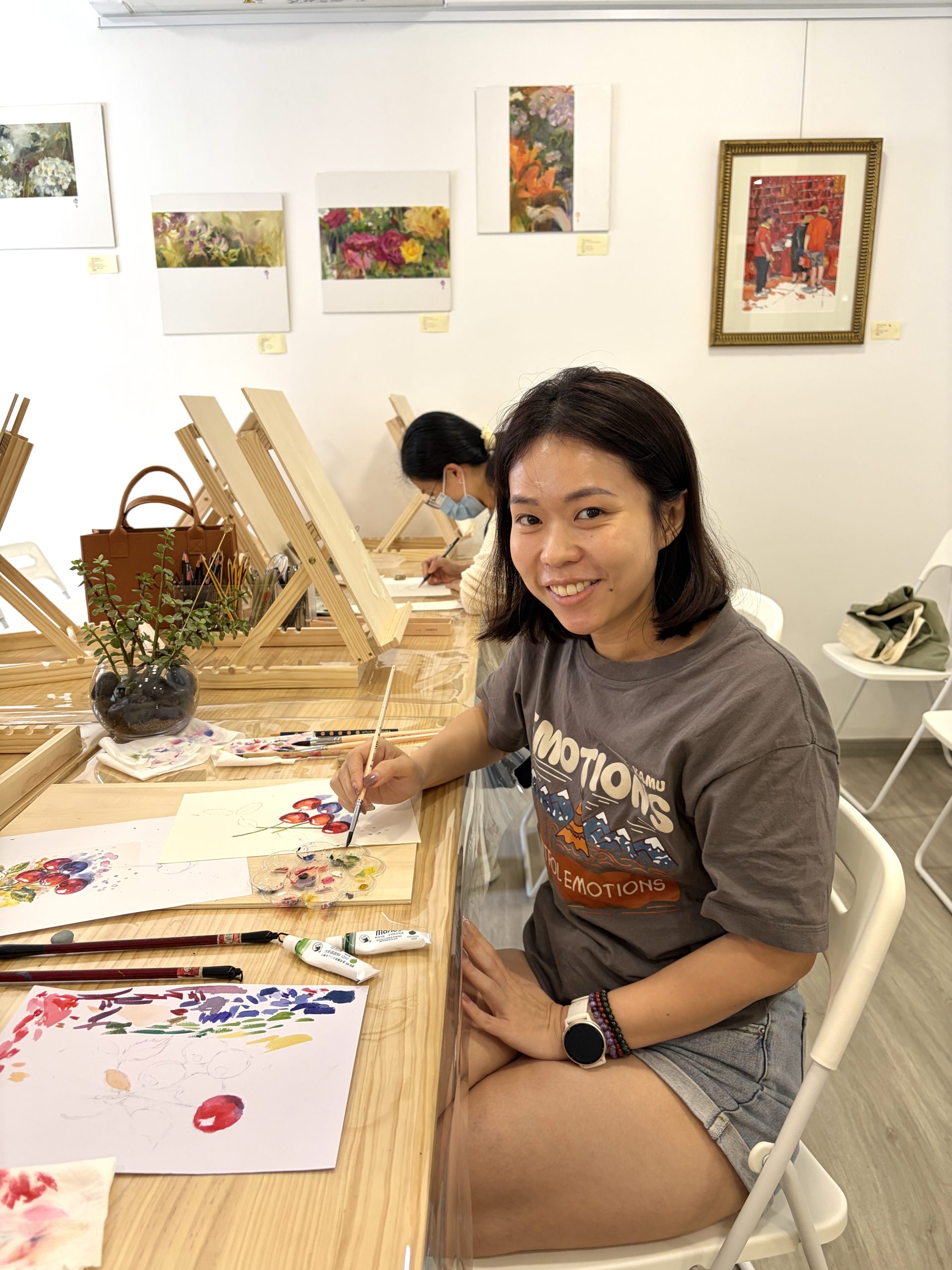 Chinatown singapore Visual Arts Centre Chinatown Art gallery and studio venue event space hire art workshop watercolour painting art course
