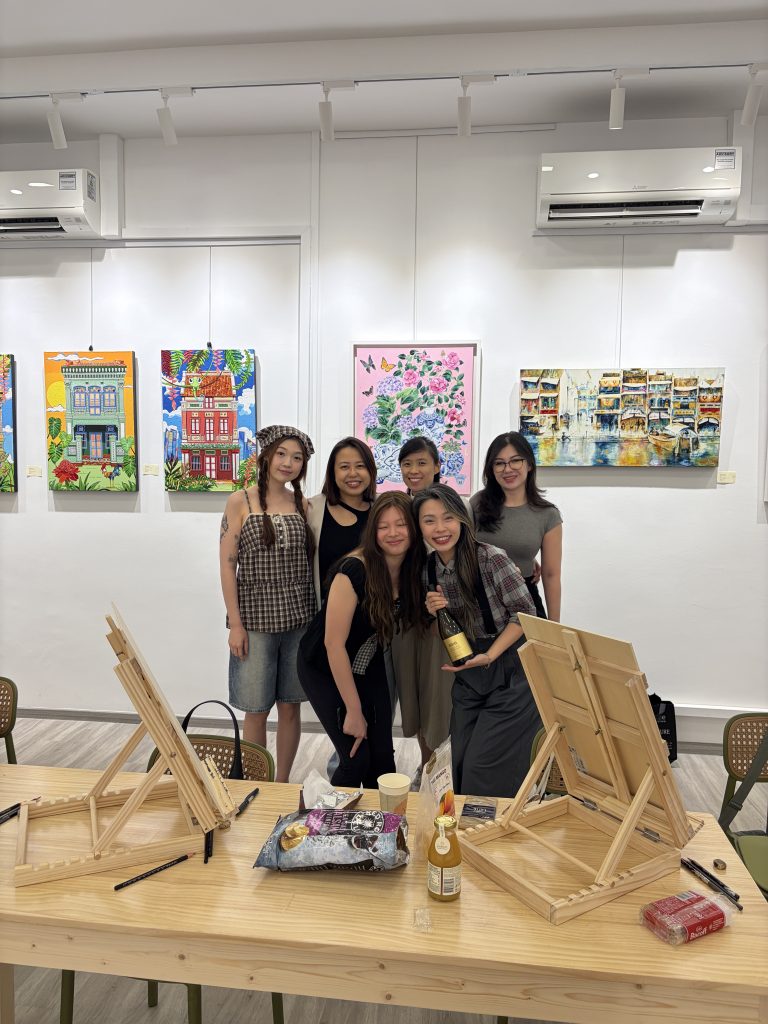 Chinatown singapore Visual Arts Centre Chinatown Art gallery and studio venue event space hire - hen_s night art workshop art course drawing and sketching