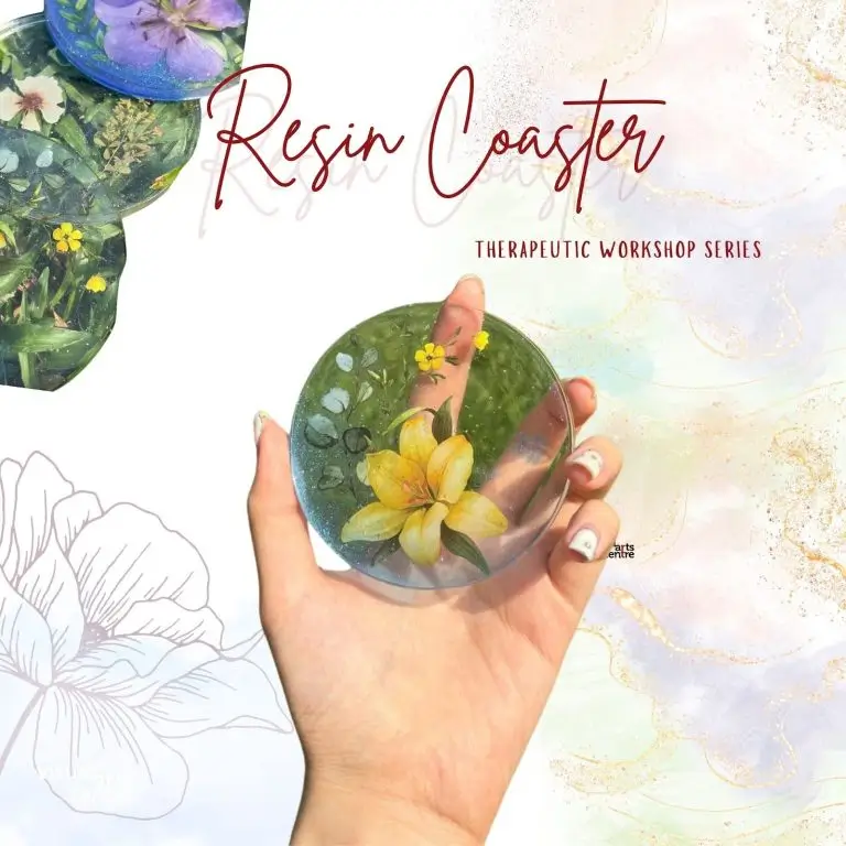 Visual Arts Centre New workshops Resin Coaster Workshop (Therapeutic Workshop Series) Workshop (Therapeutic Workshop Series)(therapeutic series) Special Therapeutic Mental Health Month Workshops