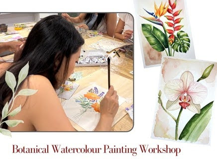 Botanical Flower Watercolour Painting