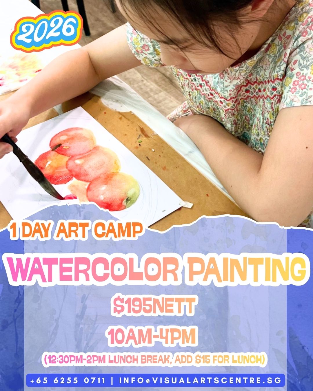 6-18YO One Day art camp Holiday Art Course bootcamp Visual Arts Centre Chinese Calligraphy & Ink Painting
