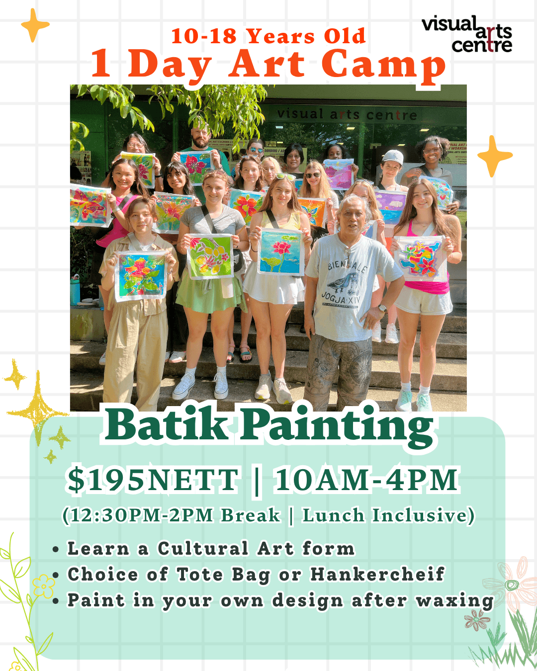 10-18 YO Batik Painting