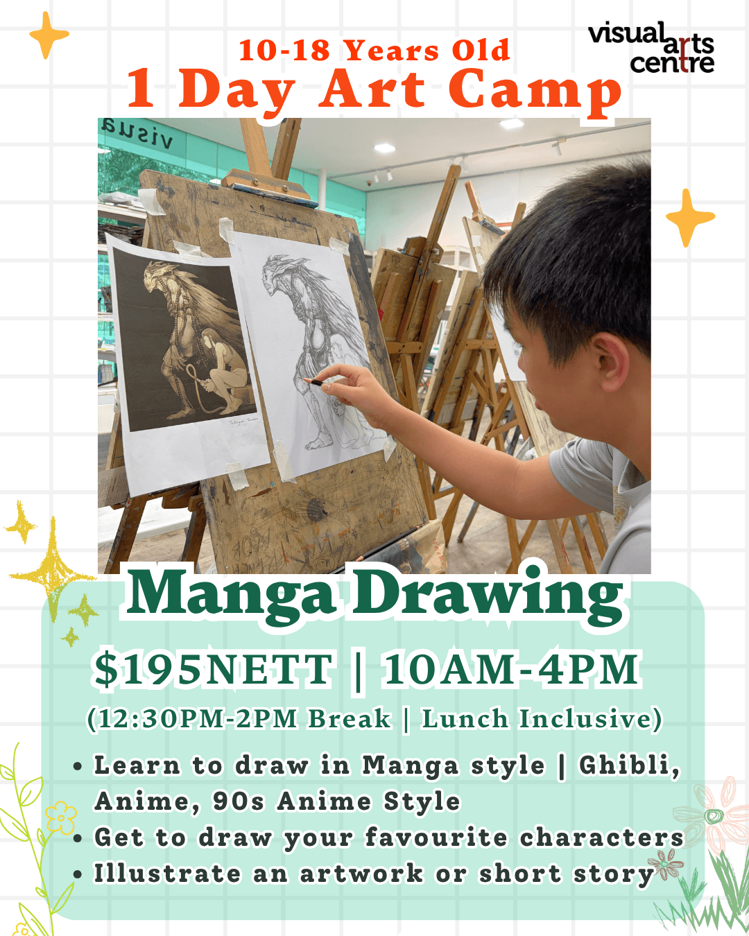 10-18 YO Manga Drawing