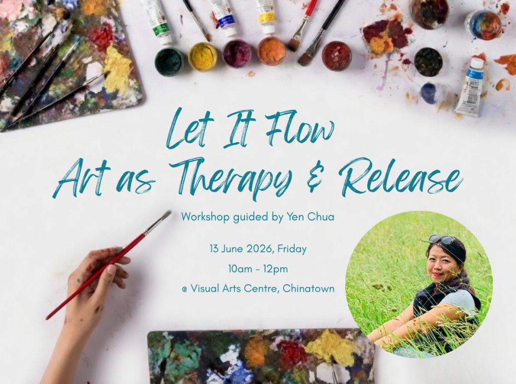 Art Workshop (Let It Flow - Art as Therapy & Release) Art therapy workshop by Visual Arts Centre