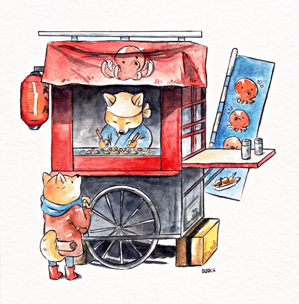 watercolour painting on shophouse summer art camp holiday art course kids and teens Singapore