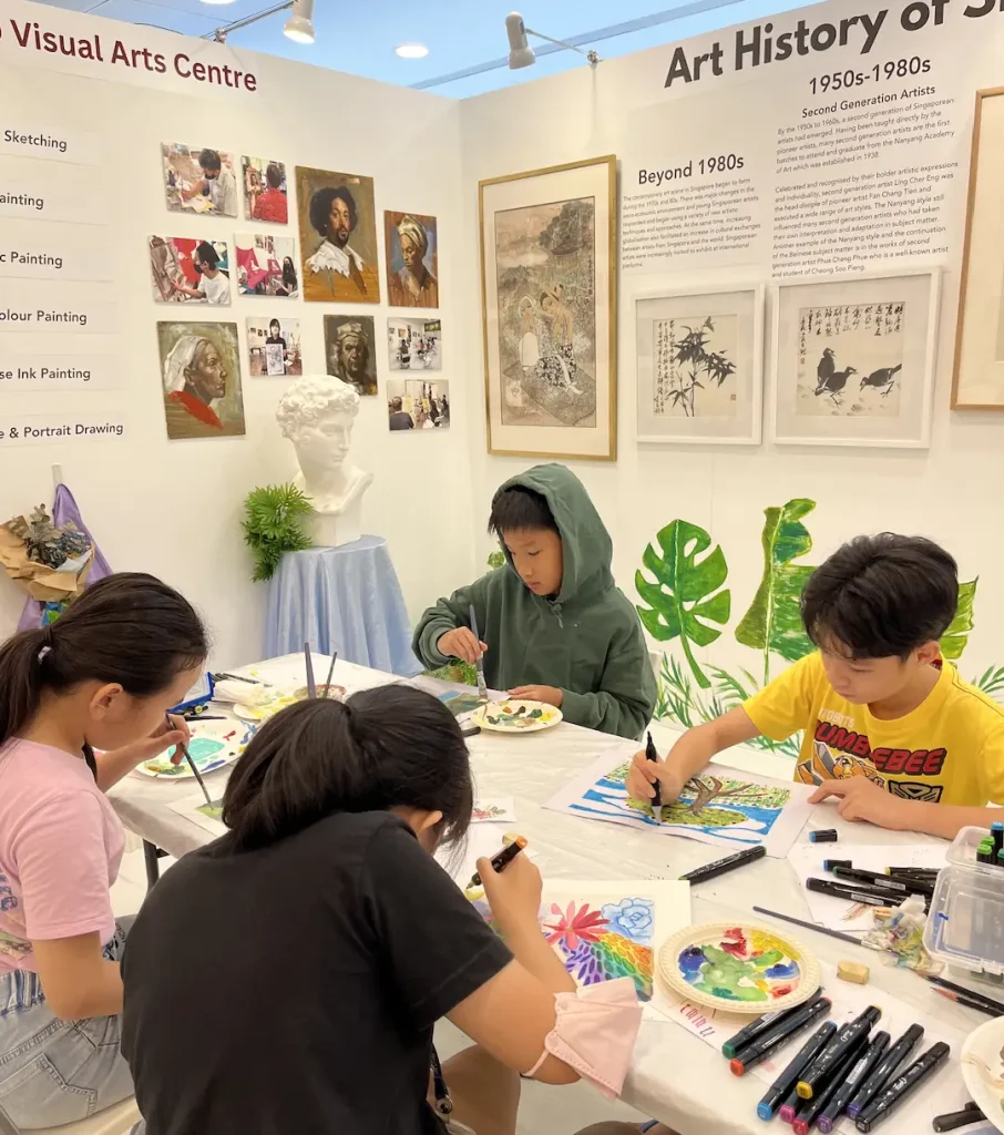 kids holiday art course visualartscentre singapore
