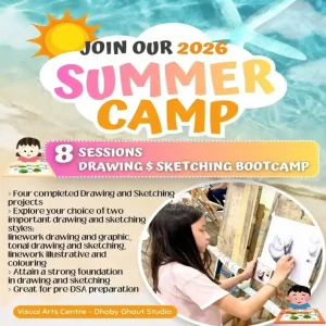 Children and teens participating in Summer Art Camp 2026 at Visual Arts Centre Singapore