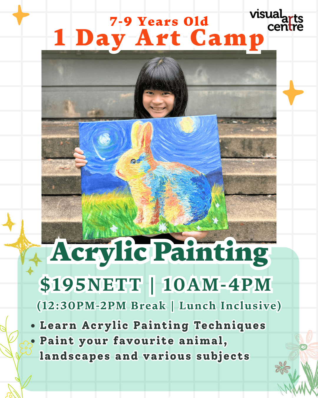 7-9 YO Acrylic Painting 2026