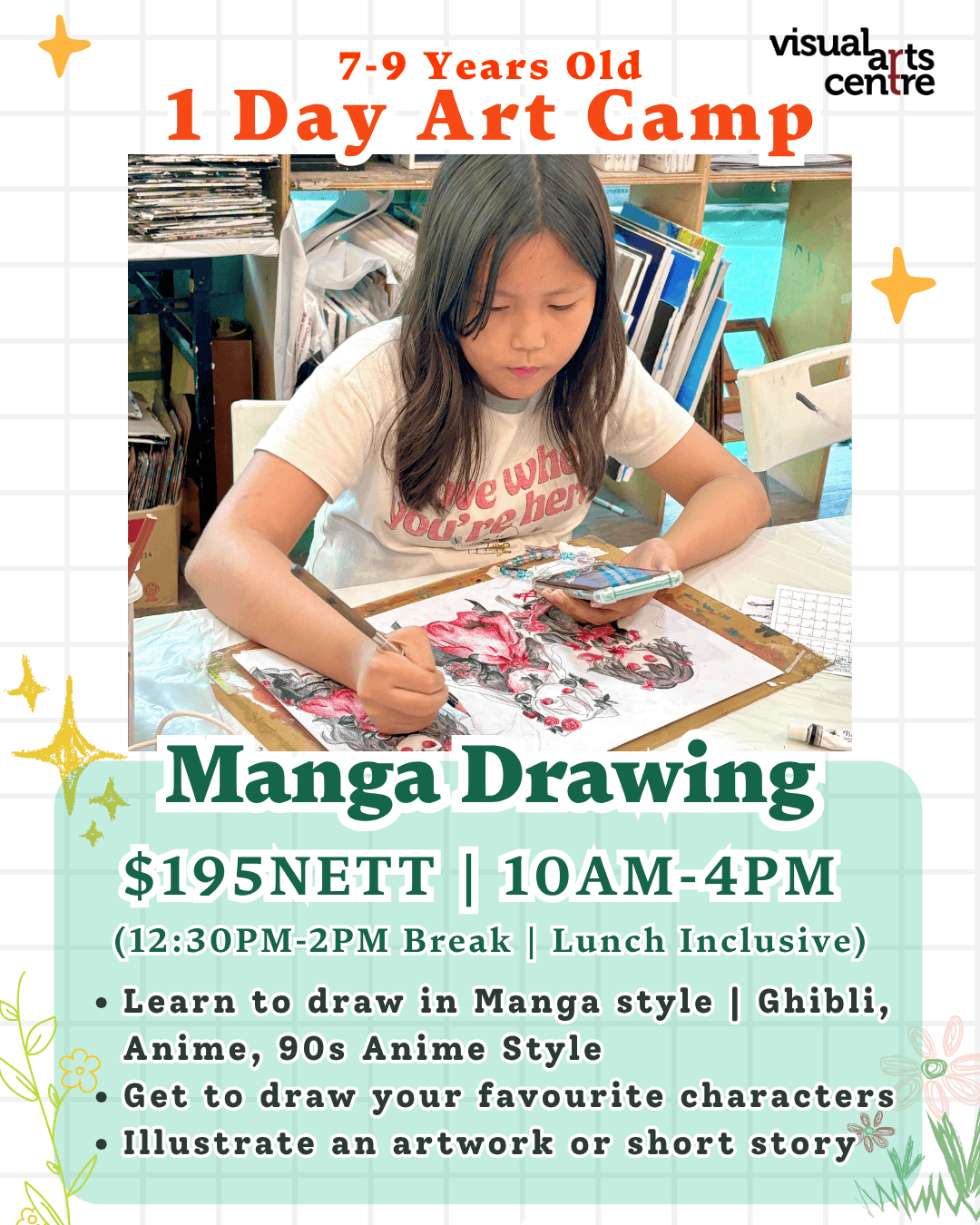 7-9 YO manga drawing 2026