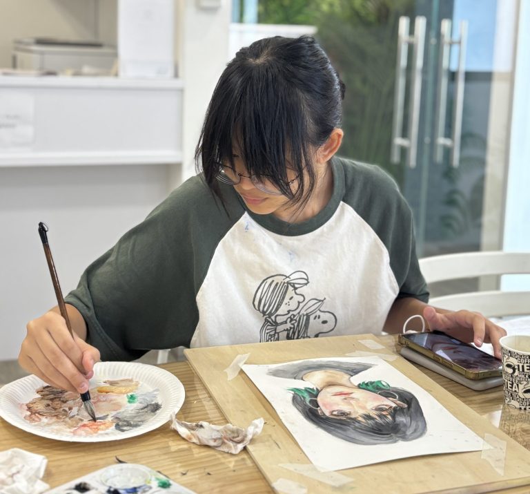 Teens Watercolour Best Watercolour Course in Singapore by Visual Arts Centre EAE Portfolio Prep