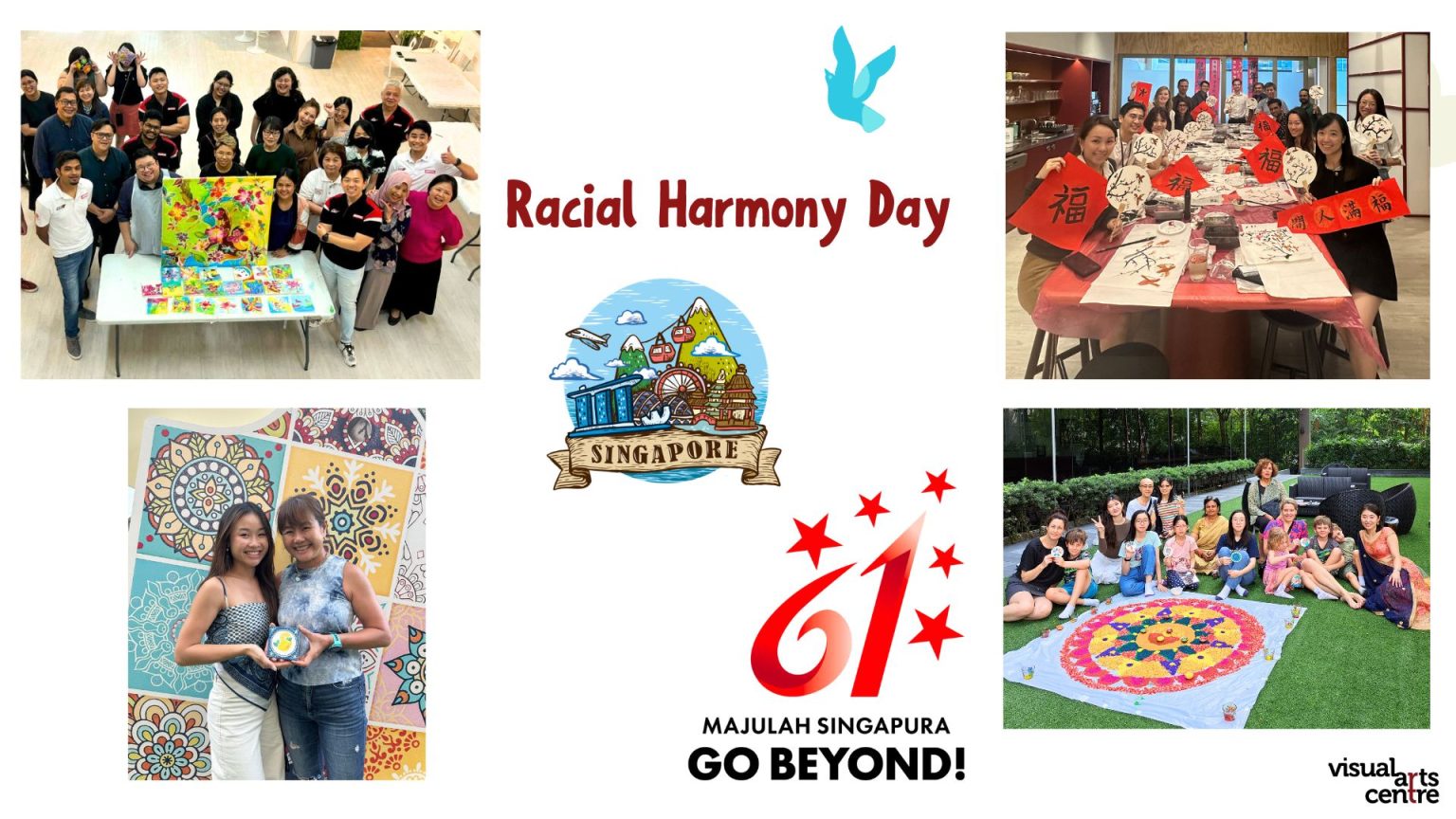 _Racial Harmony Day & National Day art jamming team bonding art workshop