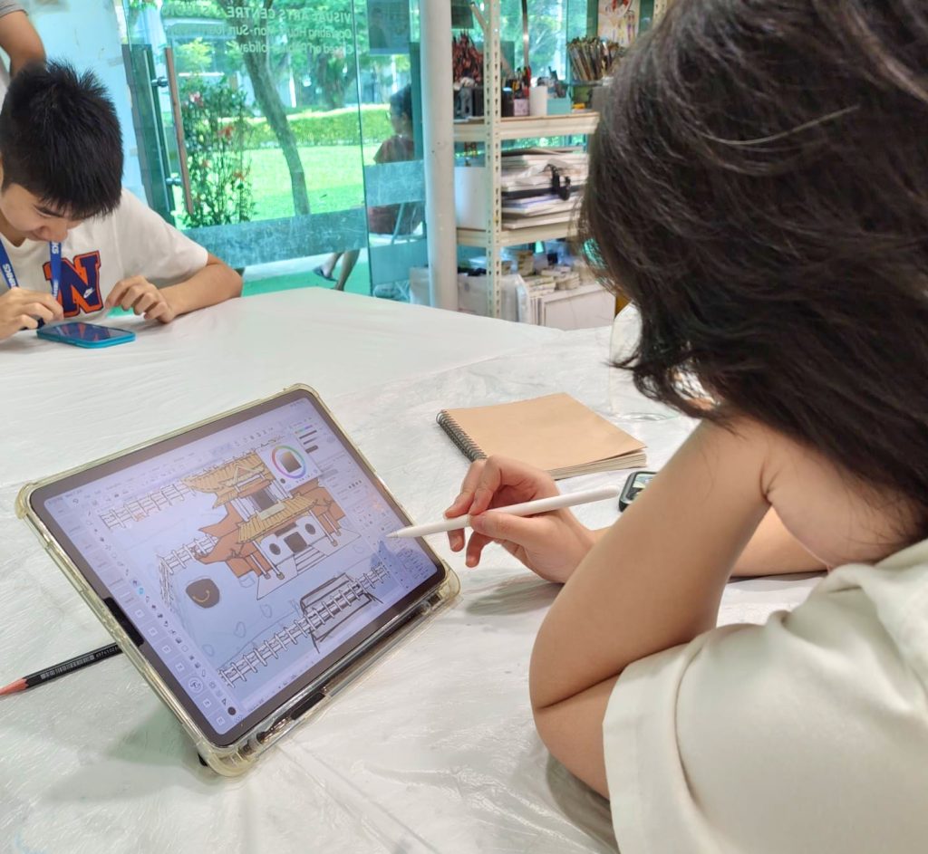Best Professional One-on-One Digital Art Digital Drawing & Painting Art Course in Singapore by Visual Arts Centre