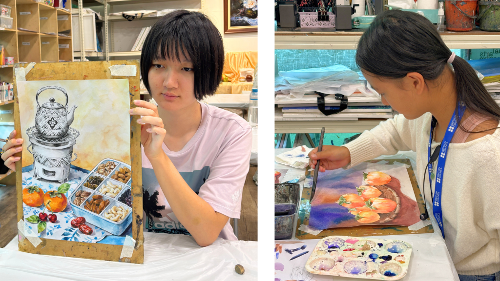 Best Watercolour Painting Professional Art Course for Teens by Visual Arts Centre