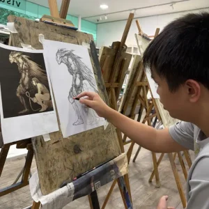 Best Professional Drawing & Sketching | Professional Manga Drawing & Coloured Illustration Art Course for All Ages All Skills Levels in Singapore by Visual Arts Centre 新加坡最佳专业漫画绘画课程