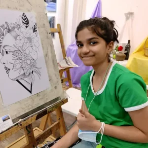 Creative Drawing with Illustrative Style Sketching at Visuarartscentre Singapore