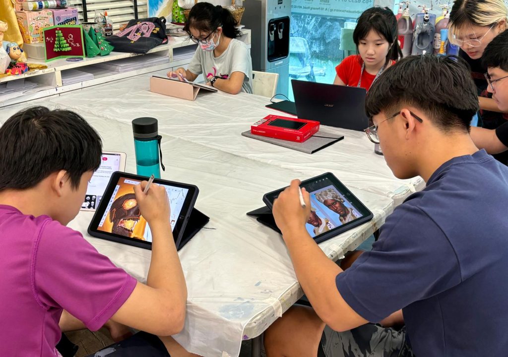 Best Digital Drawing & Painting Art Course in Singapore by Visual Arts Centre Singapore Suitable for all ages beginner friendly EAE, DSA, Lasalle, Polytechnic, NAFA SOTA, Secondary, O-Level Art, N-Level Art, University