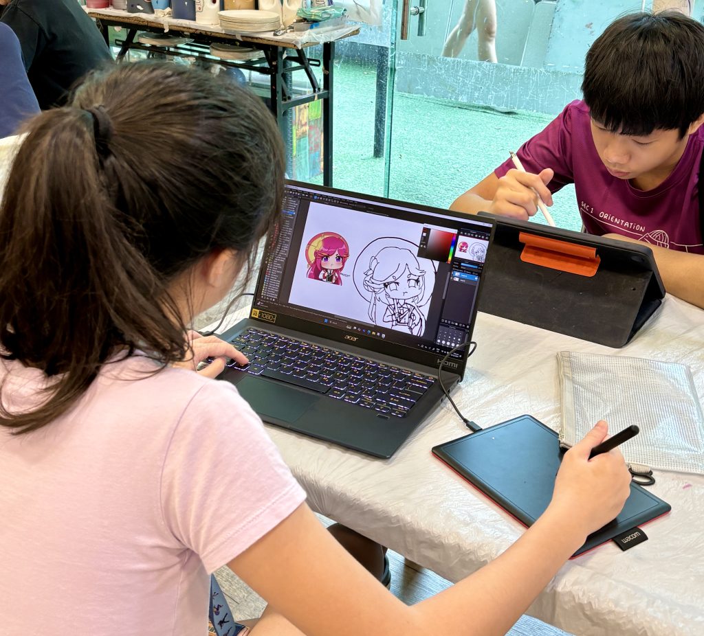 Best Professional Digital Drawing & Painting Art Course in Singapore by Visual Arts Centre For All Ages