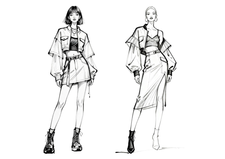 Fashion Illustration Art Course for Kids, Children, Teens, Adults, Seniors in Singapore by Visual Arts Centre