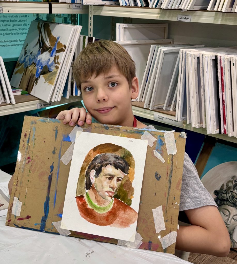 Best Kids/Children/Preteen Professional Watercolour Painting Art Course in Singapore by Visual Arts Centre Professional 3 Medium 3 Immersion Art Course