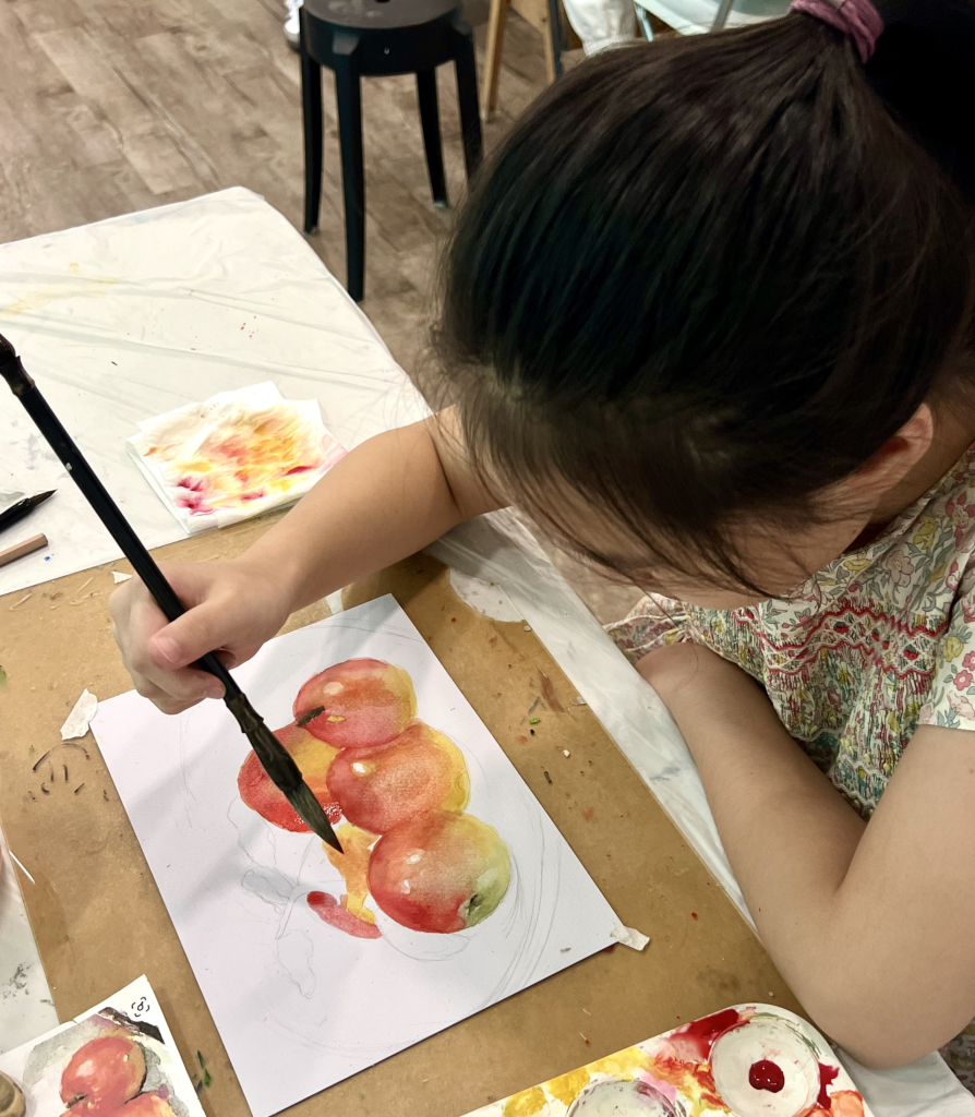 Best Kids/Children/Preteen Professional Watercolour Painting Art Course in Singapore by Visual Arts Centre Professional 3 Medium 3 Immersion Art Course