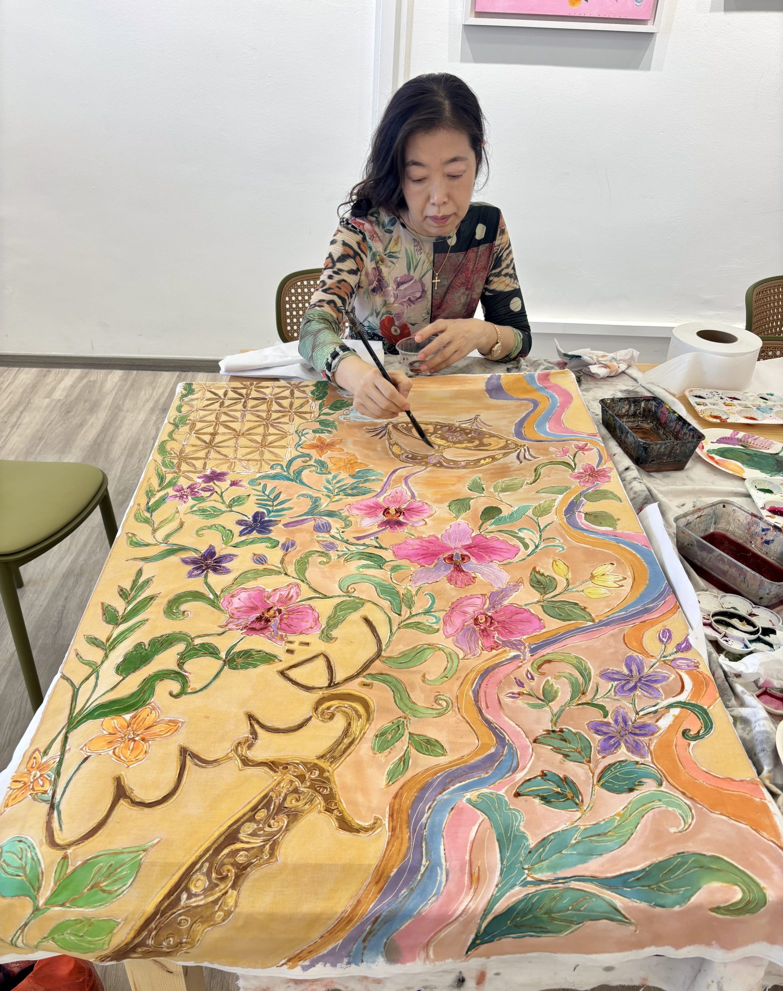Best Custom Made Batik Mural For Your Home by Visual Arts Centre in Singapore Full Professional Theme Artwork