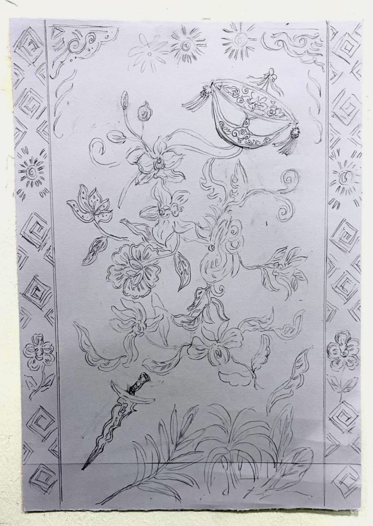 Best Customised Artwork Custom Made Batik Mural Work by Visual Arts Centre Singapore Best Art Customise Artwork Service in Singapore