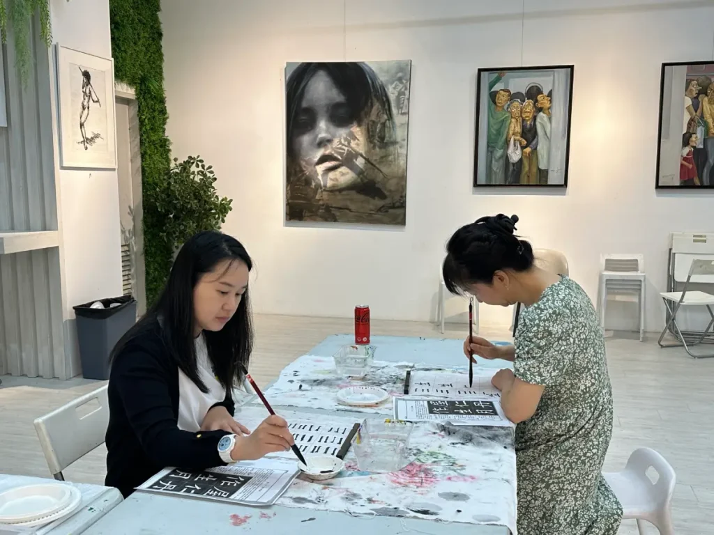 日语书法:書道 (shudo) Japanese calligraphy art course Visual Arts Centre Singapore
