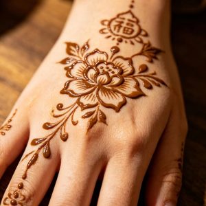 Henna painting