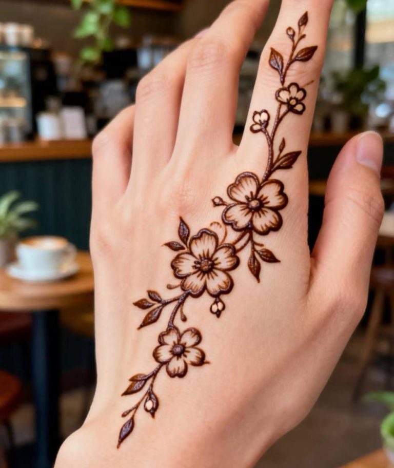 Henna painting