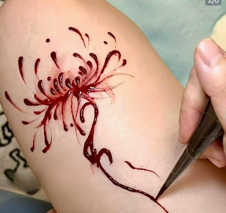 Henna painting