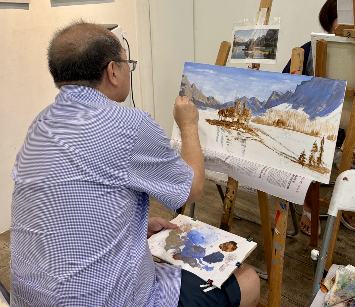 private one-to-one 1-to-1 senior art class, art course Drawing and Sketching Visual Arts Centre.jpg