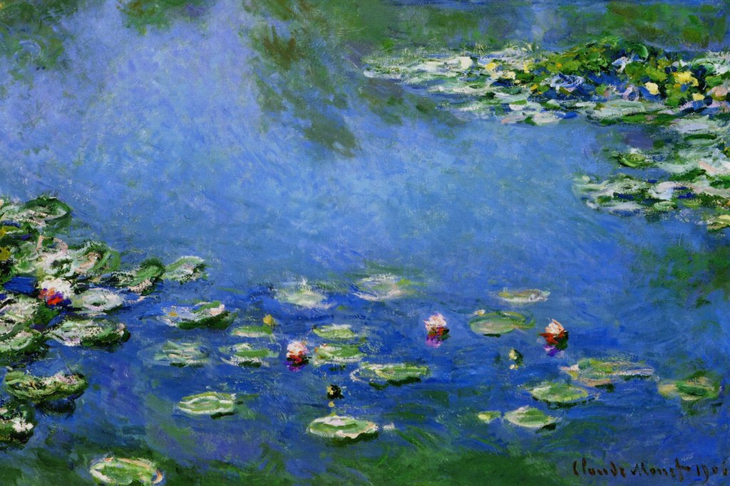 Mini Monet oil painting