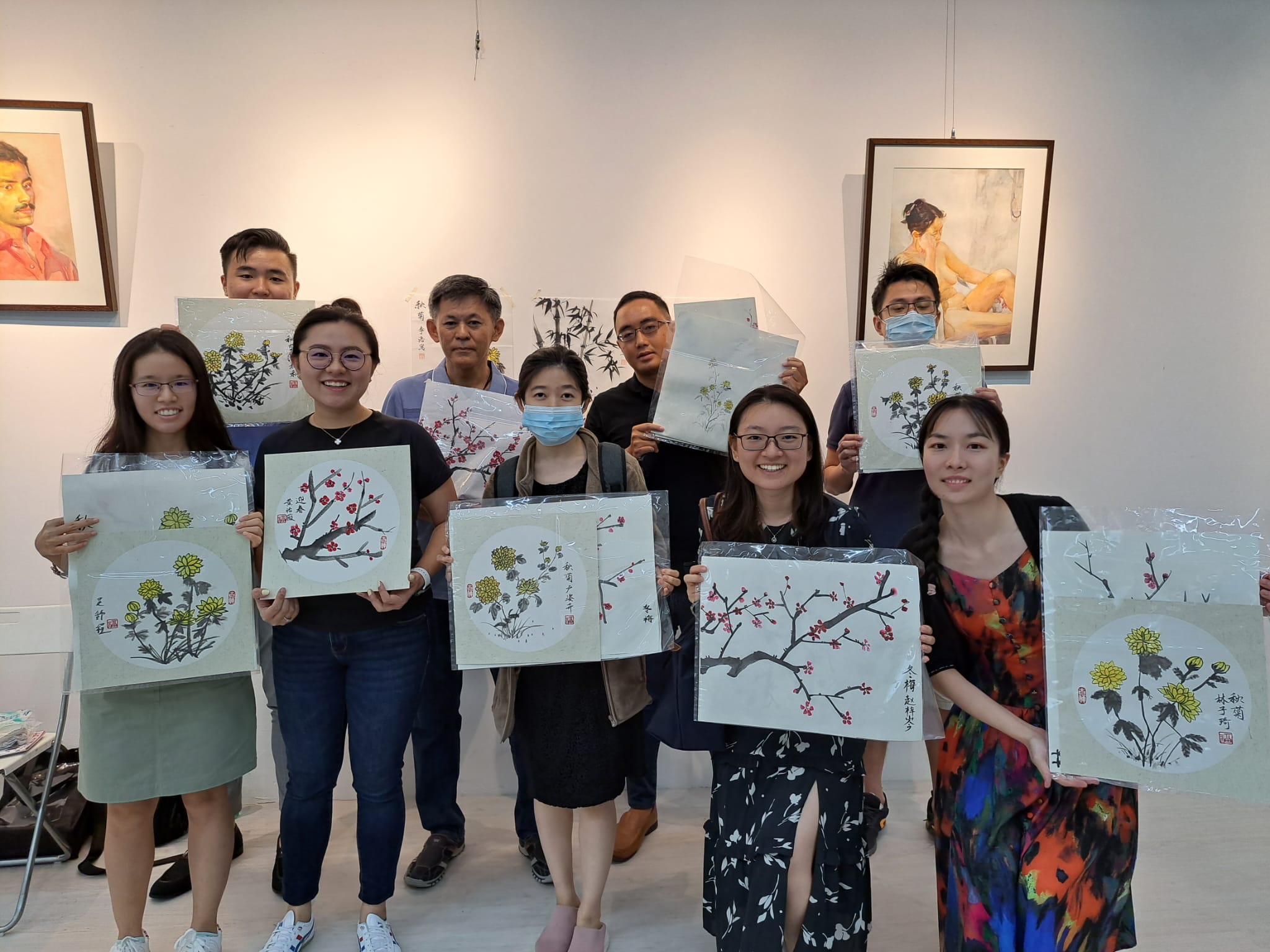 Peranakan tile painting