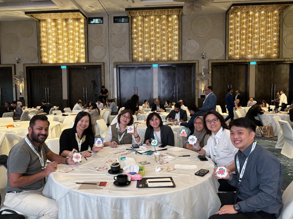 Peranakan Tile Painting Art Jamming Team Bonding Visual Arts Centre Best in Singapore