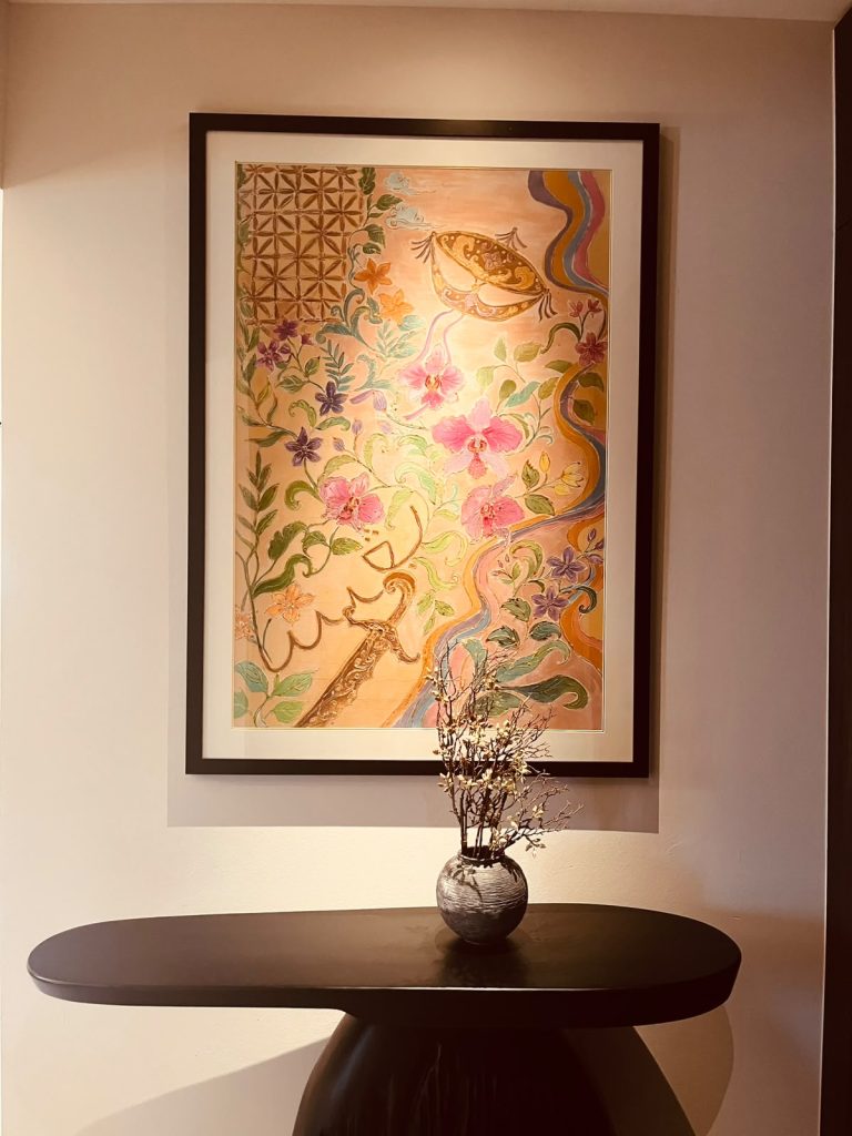 Custom Batik Mural For Your Home! Best in Singapore by Visual Arts Centre Singapore